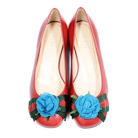 gucci flat shoes red|vintage Gucci flat shoes.